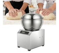 Heavy Duty Dough Mixer Machine, 0-30Min Timer+LED Display Screen, Forward and Reverse 2-Way, 5kg/8kg Commercial Stand Mixers for Kneading Dough/Mixing Minced Meat/Salad/Butter,8kg