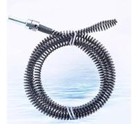 Heavy-Duty Drain Auger Snake Cable with Drill Adapter, Spring Drain Clog Remover, Machine Extension Sewer Pipe Dredger Cleaning Spring, for Kitchen, Bathroom, Toilet, Shower Sink & Pipe