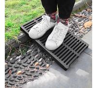 Heavy Duty Drain Grate Cover for Outdoor Drainage Durable Plastic Gutter Strainer for Patio Garage Underground - 50x20x3cm (19.7x7.9x1.18in)