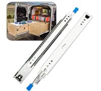 Heavy Duty Drawer Runners with Lock Drawer Slide Track Hardware Full Extension Side-Mounted Drawer Systems 250-1500mm(10"-60") for Home Kitchen Desk Campervan (Size : Storage 450mm - Extension 900mm