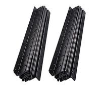Heavy-Duty Drawer Slides 120kg Full Extension 3-Part Telescopic Rails 400-1000mm Ball Bearing Floor Mounted 1 Pair Black Adjustable Size 80-185cm/31.5-72.8in