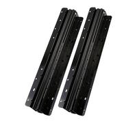 Heavy-Duty Drawer Slides 120kg Full Extension Ball Bearing Slides Floor-Mounted Adjustable 40-90cm Black - Smooth Gliding & Storage Solution