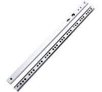Heavy-Duty Drawer Slides 17mm Wide Two-Way Steel Ball Bearing Slide Ra 406mm Long Perfect for Furniture Fittings Smooth Operation 1 Pair
