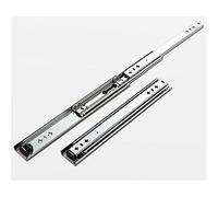 Heavy-Duty Drawer Slides, 3-Section Telescopic Rails for Toolboxes, Side Mount Support, Smooth Gliding Drawer Track System, 1000 lbs Load Capacity
