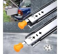 Heavy Duty Drawer Slides 300-1500mm, Full Extension Ball Bearing Runners, 120kg Capacity, Side Mount Locking Drawer Runner/Slides, 53mm Wide, 1 Pair