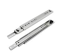 Heavy Duty Drawer Slides Ball Bearing Coping Rails Silver 2 Pack 264 lb Load Capacity 1100mm (44 inch) Heavy Duty Drawer Runners for Smooth