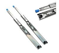 Heavy-Duty Drawer Slides - Full Extension Ball Bearing Rails with Lock, Smooth & Quiet Operation, Rust-Resistant, 120kg Load Capacity, 45.7cm Length