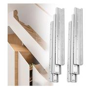 Heavy-Duty Drawer Slides, Full Extension Side Mount, Hidden Metal Rails, Ball Bearing Runners for Cabinets & Furniture (White, 1000mm Length)