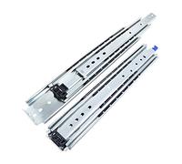 Heavy Duty Drawer Slides with Lock 12" Telescopic Ra 300 Lb Load Capacity Side Mount Runners for Tool Box 5 Pairs Sliding Tracks for Storage Solutions