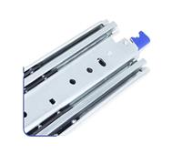 Heavy-Duty Drawer Slides with Lock 500lb Load Capacity Robust Ball Bearing Drawer Rails 3-Section Full Extension Sliding Guide Rails for Smooth Operation