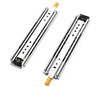 Heavy Duty Drawer Slides with Lock 76mm Width, 225kg Load Capacity, 3 Section Full Extension, Ball Bearing Side Mount Rails, 1 Pair(30in (762mm))