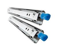 Heavy Duty Drawer Slides with Lock, Ball Bearing Full Extension Drawer Runners, Soft Close Drawer Rail Track, 3-Fold Design for Smooth Operation