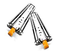 Heavy-Duty Drawer Slides with Lock Full Extension Ball Bearing Rails Side Mount Drawer Glides for Cabinets (1000mm / 40 Inch) - Secure and Solutions