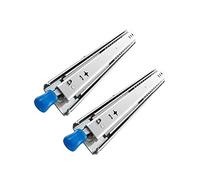 Heavy-Duty Drawer Slides with Lock Full Extension Ball Bearing Rails Side Mount Telescopic Drawer Slides 250 LB Load Capacity 52In/130Cm Length