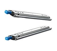Heavy-Duty Drawer Slides with Lock Full Extension Sliding Rails Ball Bearing Drawer Runners Lengths: 10" 16" 28" 36" 42" 53" 52" 52" - Ideal for Heavy Furniture