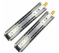 Heavy Duty Drawer Slides with Lock - Full Extension Soft Close Ball Bearing Runners 400lbs Load Capacity 10-42in Adjustable Length Ideal for Smooth Drawer Operation 1 Pair (76in)