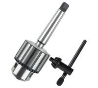 Heavy Duty Drill Chuck 1/32 Inch - 5/8 Inch with MT2-JT3 Shank and Key, Materials for Drill Or Lathe Spindles, Includes Wrench
