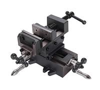 Heavy Duty Drill Press Vise, 3/4/5-Inch X-Y Compound Bench Mount Cross Slide Holder Machine