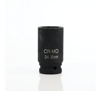 Heavy-Duty Drive Drive, 30mm 6-Point Impact Socket, Crafted from Chrome Molybdenum Steel - Ideal for Wrench/Drill/Driver, 1 PC