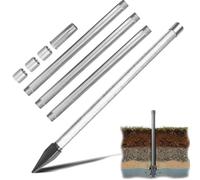 Heavy Duty Drive Well Point Kit - Galvanized Pipes with Steel Screen, Includes Cap, Couplings, and 36-Inch Point for Shallow Groundwater Access in Gardens