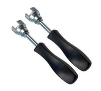 Heavy Duty Drum Brake Repair Tool Set Fixed Washer Spring Shoe Compressor For Automotive Maintenance On Cars Trucks And Motorcycles Black(2pc)