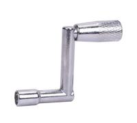 Heavy Duty Drum Key Tool - Durable Standard Socket | 5x5cm Solid Adjuster for Acoustic Setup, Chrome Finish Equipment for Electric Pads, Tuning Moulds, Compact Torque Gear for Jazz Rock