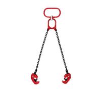 Heavy Duty Drum Lifter with Clamp Vertical Drum Hoist Steel Chain Sling for Safe Lifting of Plastic Metal Drums Industrial Drum Spreader (Style 4)