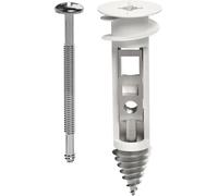 Heavy Duty Drywall Anchors and Screws Kit Including Toggle Anchors & Screws Durable Zinc Plastic Self Drilling Drywall Anchors for Hanging Pictures & More (5 Pack)