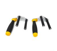 Heavy Duty Drywall Carrier Clamp Set | 115kg Load Capacity Panel Lifter with 45mm Opening | Anti-Slip Rubber Grip for Plasterboard Glass Slabs Door For Window | 2 Pack