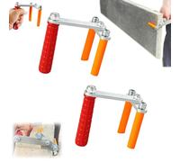 Heavy Duty Drywall Carriers Tool with Nonslip Handle, Multifunctional Panel Lifting, Adjustable Clamp Lifter, Ergonomic Back Saver for Moving and Lifting