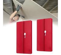 Heavy Duty Drywall Fitting Tool, Sheetrock Lifting Support Tools, Supports the Board In Place While Installing Drywall Holder - Simple Operation & Labor Saving(Red,2pcs)