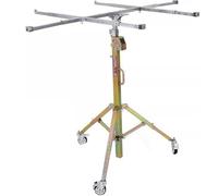 Heavy Duty Drywall Lift Hoist with Locking Wheels for Ceiling Installation