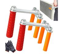 Heavy Duty Drywalls Carriers Tool with Nonslip Handle, Multifunctional Panel Lifter for Lifting Slabs, Doors, Glass & Granite, Ergonomic Back Saver Lifting Clamp, for Movers & Home Use