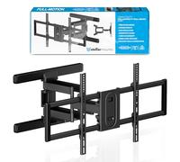Heavy Duty Dual Arm Articulating TV Wall Mount Bracket for Sony BRAVIA 9 Class Mini LED QLED 4K HDR Google TV (2024) K-85XR90 85 Inch TV - Tilt & Swivel with Reduced Glare