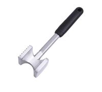 Heavy Duty Dual-Sided Meat Tenderizer Mallet with Ergonomic Grip Handle for Steak, Beef, and Fish