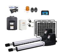 Heavy Duty Dual Wing Electric Swing Gate Opener Kit Auto Dual Gate Motor Complete Hardware Kit for Swing, Driveway, Fence Industrial Commercial(KIT I)