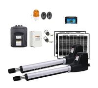 Heavy Duty Dual Wing Electric Swing Gate Opener Kit Auto Dual Gate Motor Complete Hardware Kit for Swing, Driveway, Fence Residential, Commercial(KIT G)