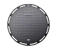 Heavy-Duty Ductile Iron Manhole Cover - B125 Rated Septic Tank Cover, Metal Inspection Cover, for Patio Garden Garage Highway(80x90cm/31.4x35.4in)