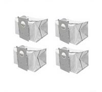 Heavy Duty Dust Bags For Ecovacs X11 Plus X11 Pro Models With Meltblown Fiber Technology To Trap And Pet Hair Efficiently Large Size 12x12x19cm White Finish Set Of Eight(A)