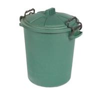 Heavy Duty Dustbin & Lid Clip - A. Perry - Green - Size: 50L