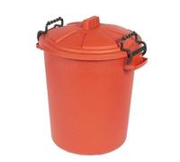 Heavy Duty Dustbin & Lid Clip - A. Perry - Red - Size: 70L