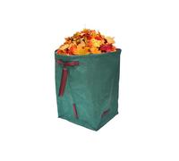 Heavy Duty Dustpan Type Garden Bags, Reusable Large Green Sacks with Handles for Collecting Leaves Grass Trash Debris, Waterproof Garden Rubbish Bags (150L)