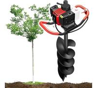 Heavy Duty Earth Auger with 4-Cycle Engine for Fence Posts and Landscaping