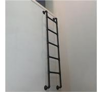 Heavy Duty Egress Ladder for Basement Window Well - Customizable Size 150kg Load Capacity Perfect for RVs & Campers Black Finish 122cm Length