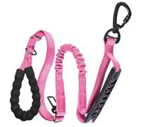 Heavy Duty - Elastic Absorber Training Rope, Adjustable Control Walking Strap, Soft | Powerful Breed Outdoor Trekking Jogging Yard Obedience Exercise Durable Pet Accessory Gift