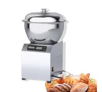 Heavy-Duty Electric Dough Mixer, 8kg Large Capacity Spiral Kneading Machine for Commercial Kitchens, Bakery, Pizza Shop, Home Use, Stainless Steel Bowl