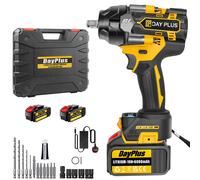Heavy Duty Electric Impact Wrench 2500N.M Ratchet Nut Gun Cordless Wheel Removal
