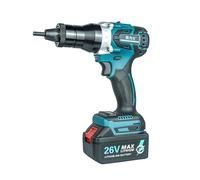 Heavy Duty Electric Rivet Gun Kit with Battery and Charger - Cordless Automatic Riveter Tool for Rivets, Rivet Nuts - Carrying Case Included