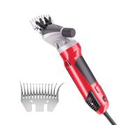 Heavy Duty Electric Shearing Clippers with 6 Speed, Professional Wool Shearing for Sheep Goats Alpacas Llamas, No Damage to Wool