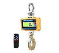 Heavy Duty Electronic Crane Scale 1000kg/2000kg/3000kg Industrial Hanging Scale Digital Hook Scale With Remote Control for Garage Farm,1pc-1000kg-backlight Y